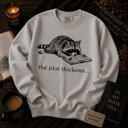 The Plot Thickens Raccoon Shirt