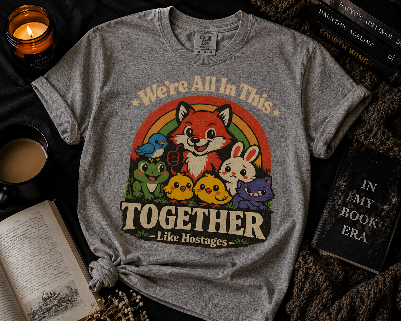 We’re All In This Together Like Hostages – Vintage Cozy Chaos
