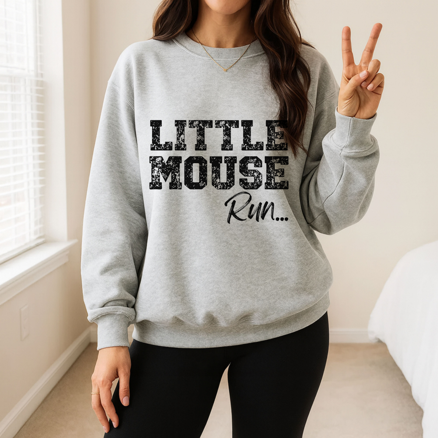 🖤 Little Mouse Run... Crewneck Sweatshirt 🖤
