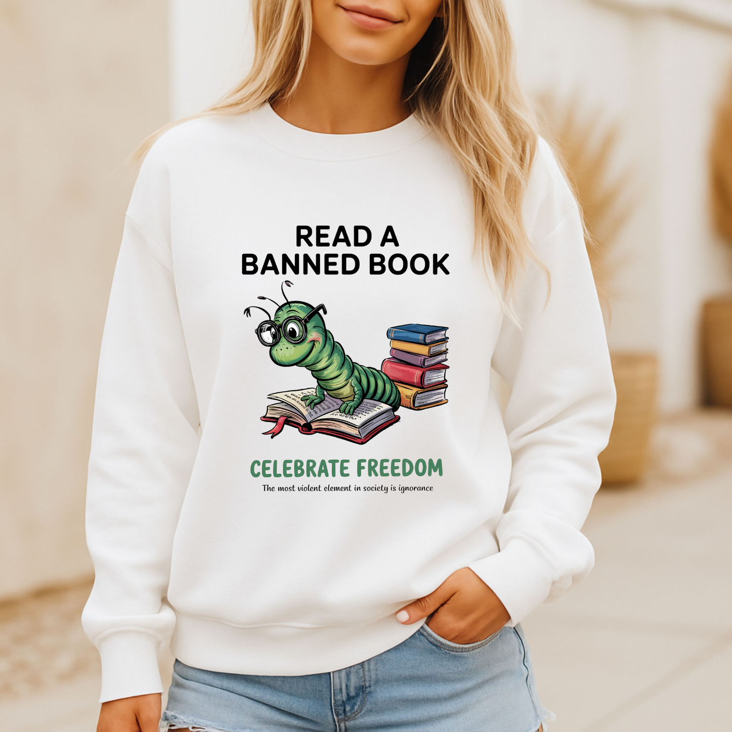 Read a Banned Book Sweatshirt – Celebrate Freedom
