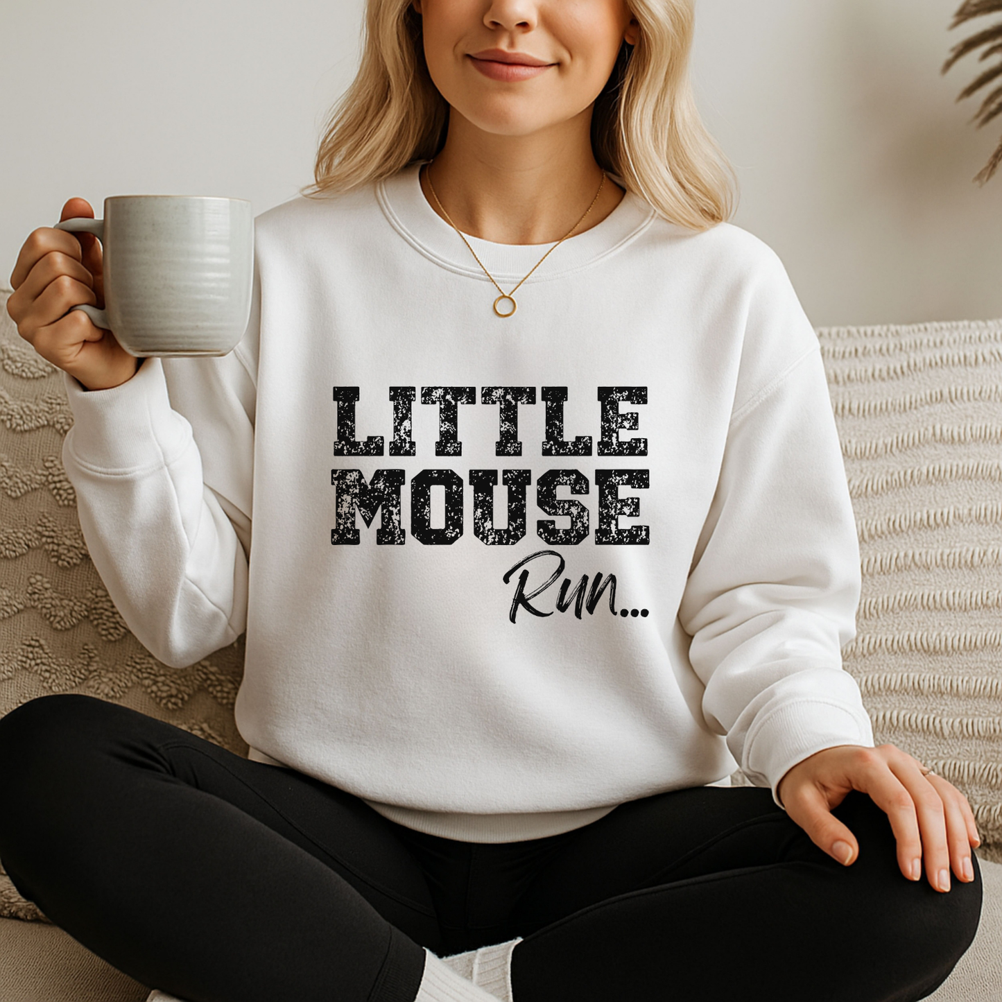 🖤 Little Mouse Run... Crewneck Sweatshirt 🖤